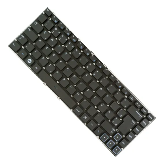 Teclado Notebook Samsung Np300e4a Np300e3a Br Cor Preto Idioma Foto 1