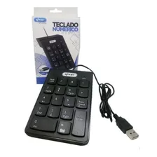 Teclado Numerico Kp-2003a Knup Com Fio Preto Foto mini 2