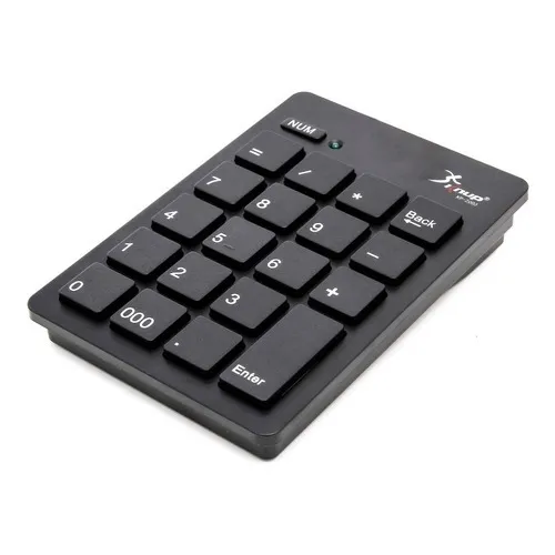Teclado Numérico Preto Com Fio Usb Notebook Kp-2003a Knup Foto 1