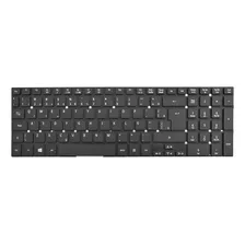 Teclado P/ Acer Aspire E15 E5-571-51af E5-571-32eg Br Com Ç Cor Preto Idioma Português Brasil Foto mini 1