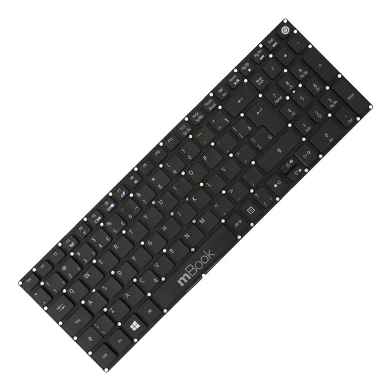 Teclado P/ Acer Aspire Lv5t a50b E5 574 592s Aezrtr00210 Cor Conforme Imagens Do Anúncio Idioma Foto 1