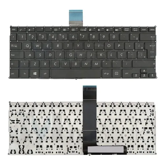 Teclado P/ Asus F200ca X200ca X200la X200ma X200m Br Ç Cor Compare Tecla Enter Idioma Português Brasil Foto 1