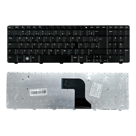 Teclado P/ Dell Inspiron 15r N5010 M5010 90.4 Laptop Cor Preto Foto 1