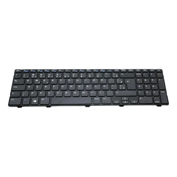 Teclado P/ Notebook Dell Inspiron 15r 5537 Ç Marca Bringit Cor Preto Foto 1