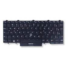Teclado P/ Notebook Dell Latitude E5450 Abnt2 Marca Bringit Cor Preto Foto mini 1