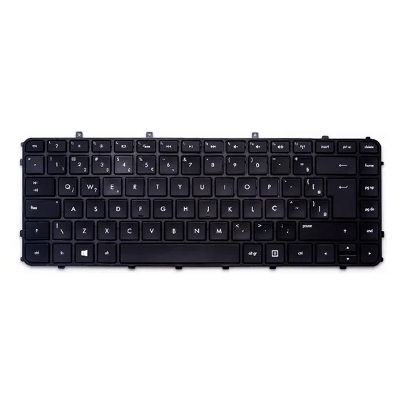 Teclado P/ Notebook Hp Envy 4-1130br Ç Marca Bringit Cor Preto Idioma Português Brasil Foto 1