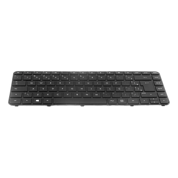 Teclado P/ Notebook Hp Pavilion 14-b060br Ç Marca Bringit Cor Preto Idioma Português Brasil Foto 1