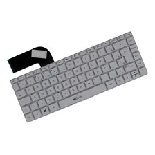 Teclado P/notebook Hp Pavilion 14-v067br Abnt2 Com Ç Branco Idioma Português Brasil Foto  mini 1