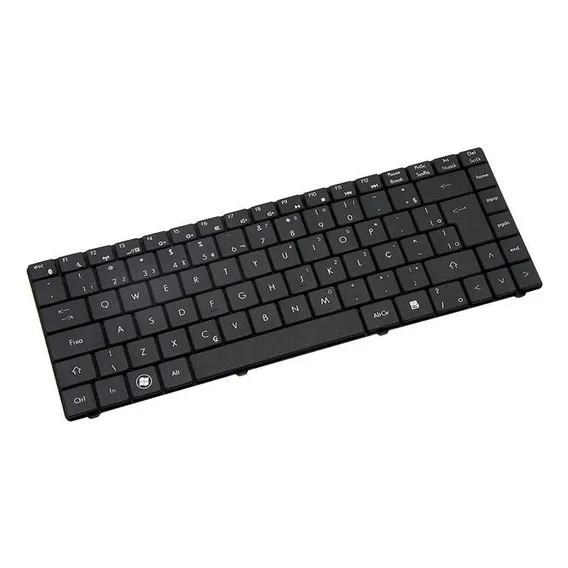 Teclado P/ Notebook Itautec Aesw6600110 Abnt2 Marca Bringit Cor Preto Foto 1
