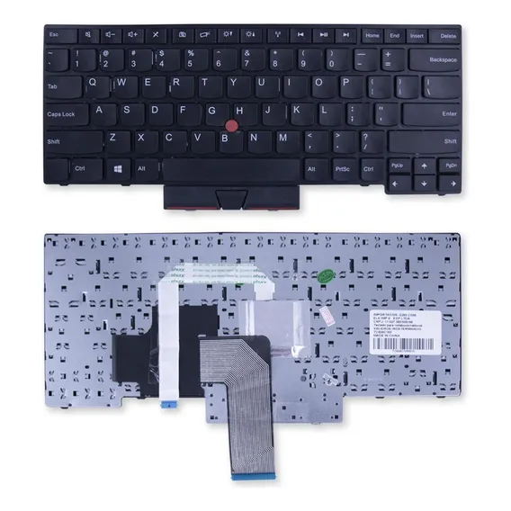 Teclado P/ Notebook Lenovo Thinkpad Edge S430 Marca Bringit Cor Preto Idioma Inglês US Foto 1