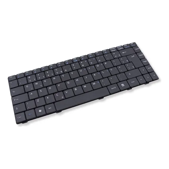Teclado P/ Notebook Positivo V092362br1 Ç Marca Bringit Cor Preto Foto 1
