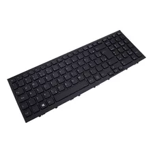 Teclado P/ Notebook Sony Vaio Pcg-61611x Ç Marca Bringit Cor Preto Foto  mini 1