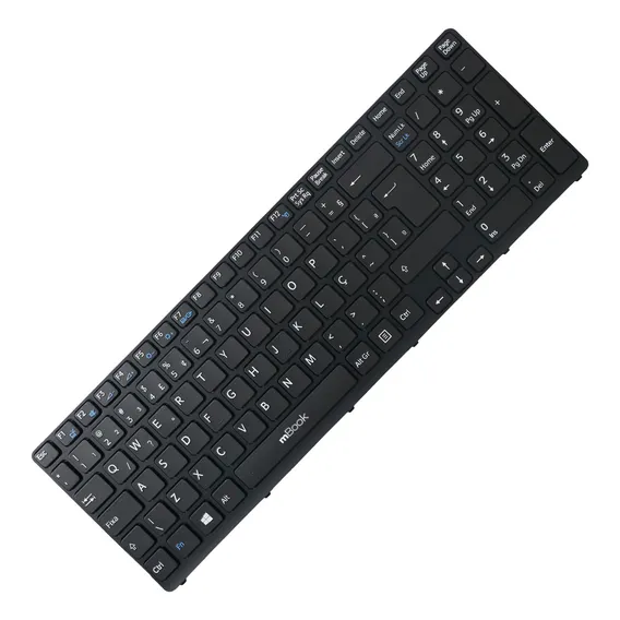 Teclado P/ Sony Vaio Sve15112 Sve15113 Sve15111ebs Cor Preto Idioma Português Brasil Foto 1