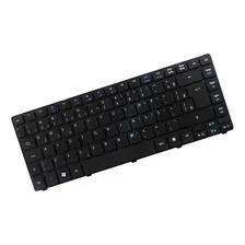 Teclado Para Acer Aspire 4349-2490 Pk1309u10 Cor Preto Idioma Português Brasil Foto  mini 1