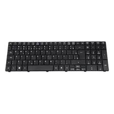 Teclado Para Acer Aspire 5750 P5we0 9z. Pk130c92a25 Cor Preto Idioma Português Brasil Foto mini 3