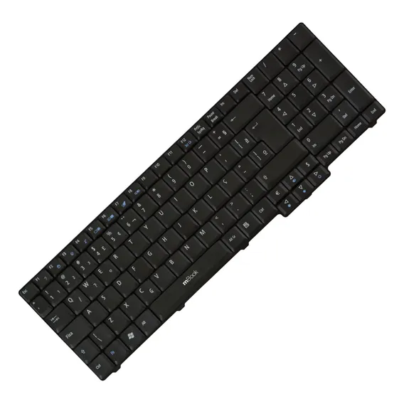 Teclado Para Acer Aspire 7000 7110 7103 7104 7520 7710 7720 Cor Preto Idioma Português Brasil Foto 1
