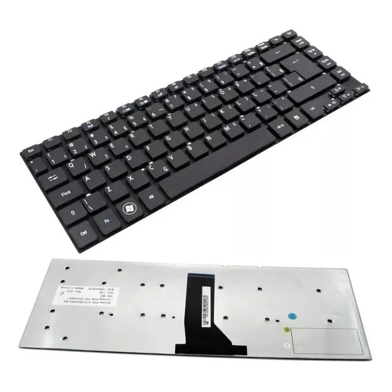 Teclado Para Acer Aspire E5-471 Series Modelo Zq0 Br Com Ç Cor Preto Foto 1