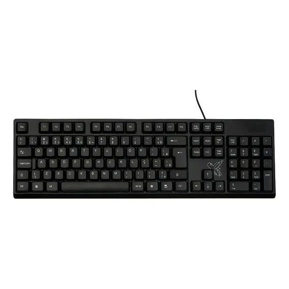 Teclado Para Computador Maxprint Cor de teclado Preto Idioma Português Brasil Foto 1