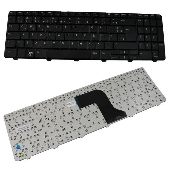 Teclado Para Dell Inspiron 15r N5010 M5010 90.4 Br Ç Cor Preta Foto 1