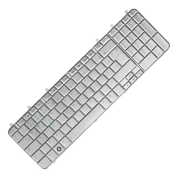 Teclado Para Hp Dv7-1010ed Dv7-1010ef Dv7-1010eg Prata Br Foto 1