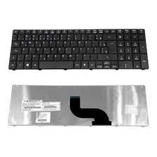 Teclado Para Notebook Acer Aspire 5750-6475 Modelo P5we0 Cor Preto Foto mini 1