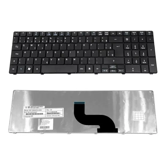 Teclado Para Notebook Acer Aspire 5750-6475 Modelo P5we0 Cor Preto Foto 1