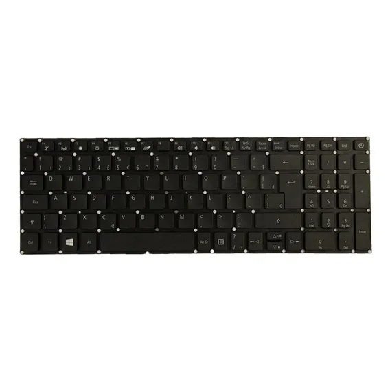 Teclado Para Notebook Acer Part Number Nsk-re1sq Com Ç Cor Preto Foto 1