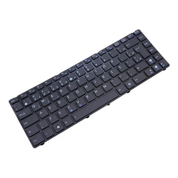 Teclado Para Notebook Asus A42 K42 B43 K43 N43 Ul30 Cor Preto Foto 1