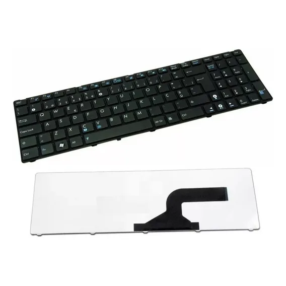 Teclado Para Notebook Asus A54c K54c X54c K53e X64 Br Com Ç Cor Preto Foto 1