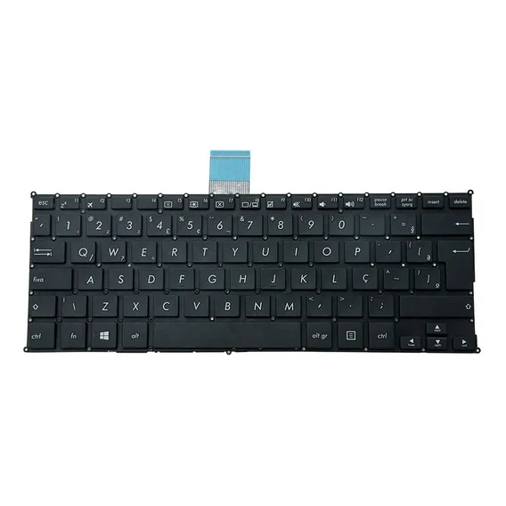 Teclado Para Notebook Asus X200m Preto Abnt2 Marca Bringit Idioma Português Brasil Foto 1