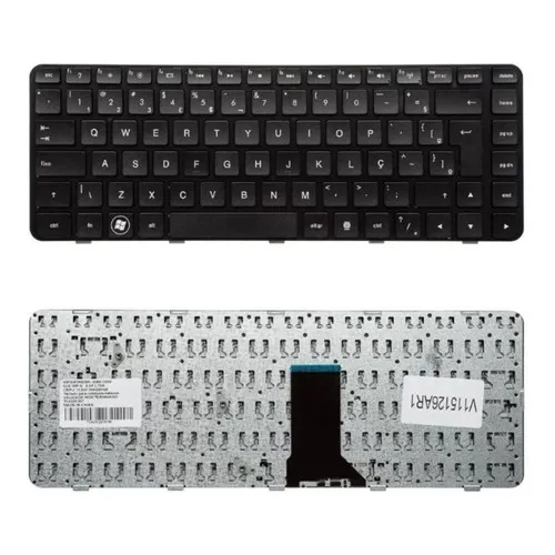 Teclado Para Notebook Hp Part Number 662109-201 Preto Abnt2 Foto 1