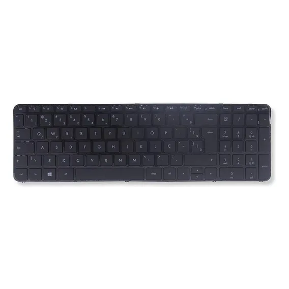 Teclado Para Notebook Hp Pavilion 15t-b000 Abnt2 Cor Preto Idioma Português Brasil Foto 1