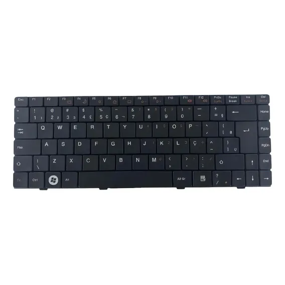 Teclado Para Notebook Itautec W7410 W7415 Preto Abnt2 Foto 1