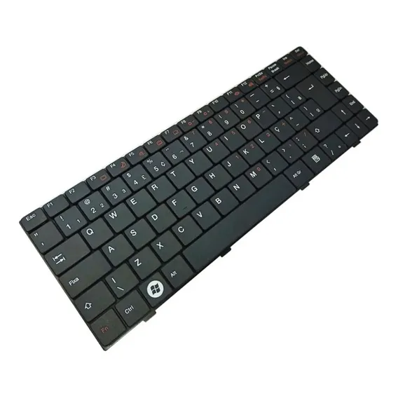 Teclado Para Notebook Itautec W7410 W7415 V092305bk1 Com Ç Cor Preto Foto 1