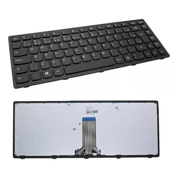 Teclado Para Notebook Lenovo G400s G400s-80au0002br Preto Foto 1