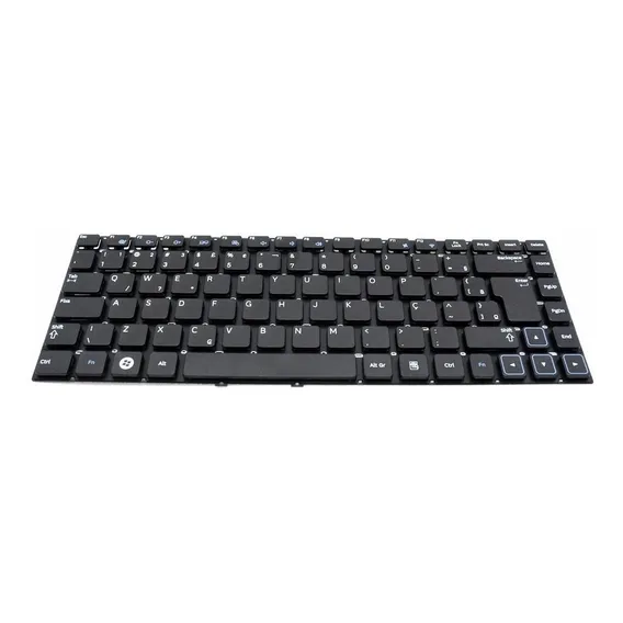 Teclado Para Notebook Samsung 300e E4a-a02jm Abnt 2 Com Ç Cor Preto Idioma Português Brasil Foto 1