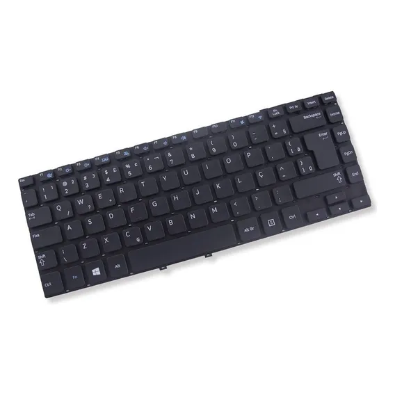 Teclado Para Notebook Samsung Ativbook Np275e4e-kd1br Cor Preto Foto 1