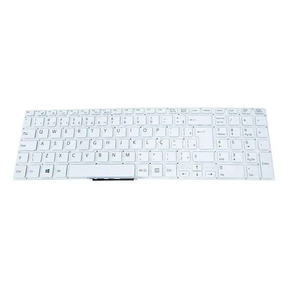 Teclado Para Notebook Sony Vaio Svf152c29x Branco Abnt2 Marca Bringit Foto 1