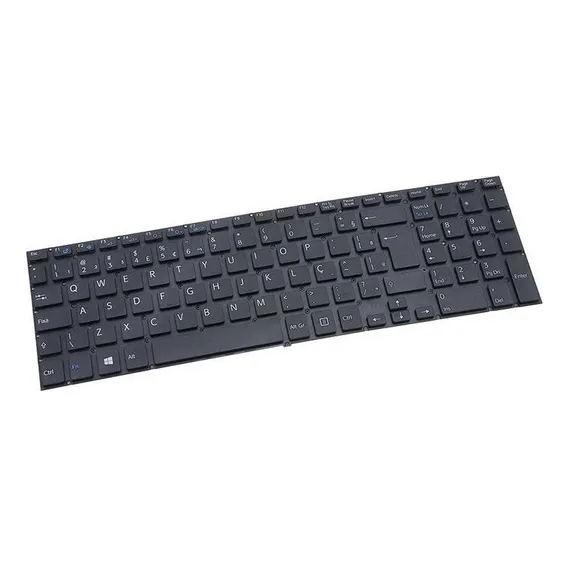 Teclado Para Notebook Sony Vaio Svf153b1yx Preto Abnt2 Marca Bringit Foto 1