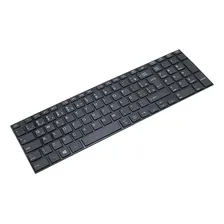 Teclado Para Notebook Toshiba Satellite L855-s5405 Cor Preto Idioma Português Brasil Foto mini 1
