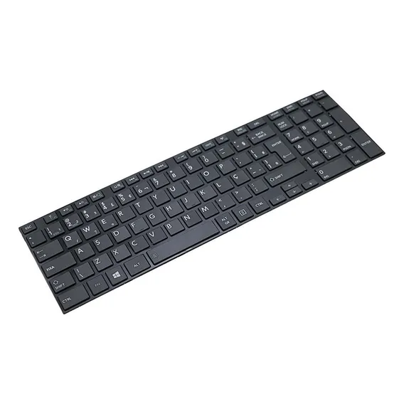 Teclado Para Notebook Toshiba Satellite L855-s5405 Cor Preto Idioma Português Brasil Foto 1