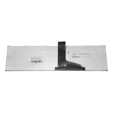 Teclado Para Notebook Toshiba Satellite L855-s5405 Cor Preto Idioma Português Brasil Foto mini 3
