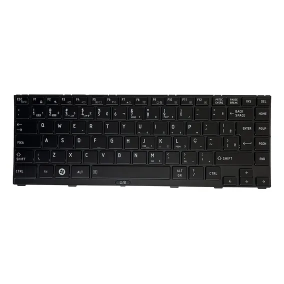 Teclado Para Notebook Toshiba Tecra R840-landis-00t027 Cor Preto Idioma Português Brasil Foto 1
