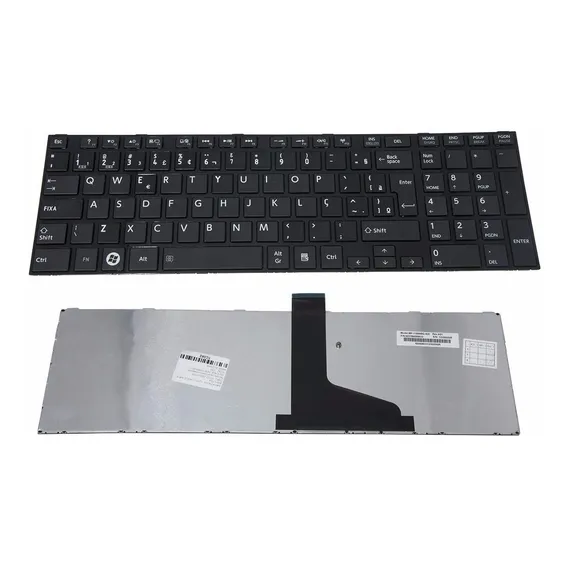 Teclado Para Toshiba Satellite C850 C850d C855 C855d L850 Cor Preto Foto 1