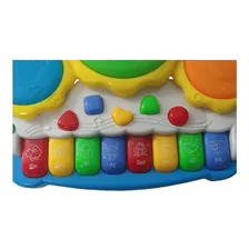 Teclado Piano Musical BebĂȘ Brinquedo Infantil Divertido Drum Foto mini 3