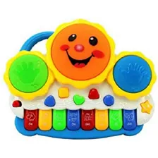 Teclado Piano Musical BebĂȘ Brinquedo Infantil Divertido Drum Foto mini 1