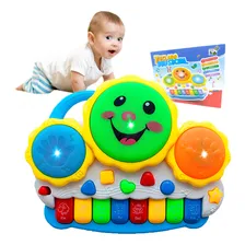 Teclado Piano Musical Bebê Brinquedo Infantil Divertido Drum Foto  mini 1