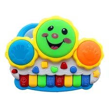 Teclado Piano Musical Bebê Brinquedo Infantil Divertido Drum Foto mini  2