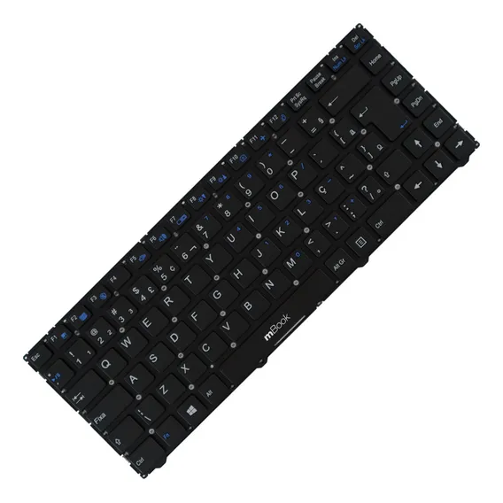 Teclado Positivo Mp-12r78pa-43022 Sem Moldura Cor Preto Foto 1