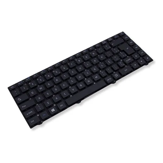 Teclado pra notebook positivo stilo xr2998 xr3000 -h8 ç cor preto Foto 1